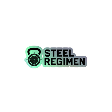 Holographic Steel Regimen Decal vinyl sticker