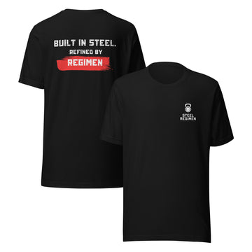 Built in Steel Tee tactical athletic gym shirt