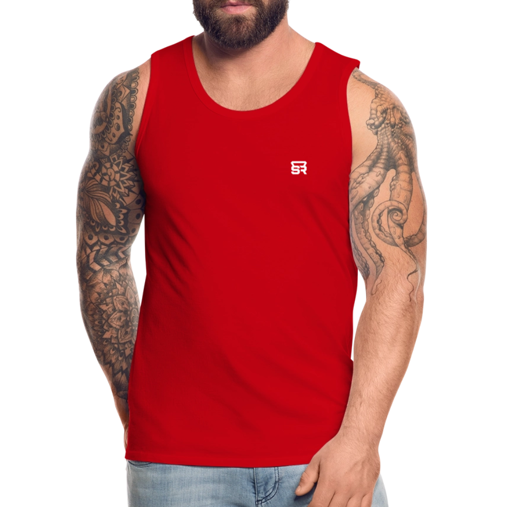 Essential Muscle Tank - red
