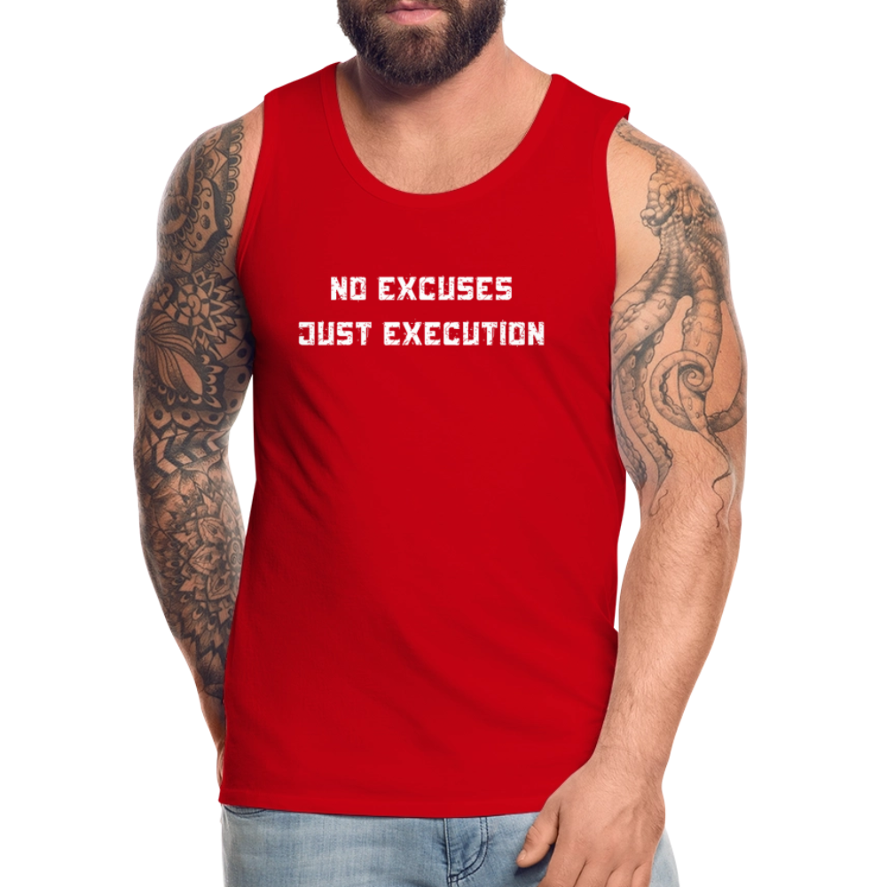 Essential Muscle Tank - red