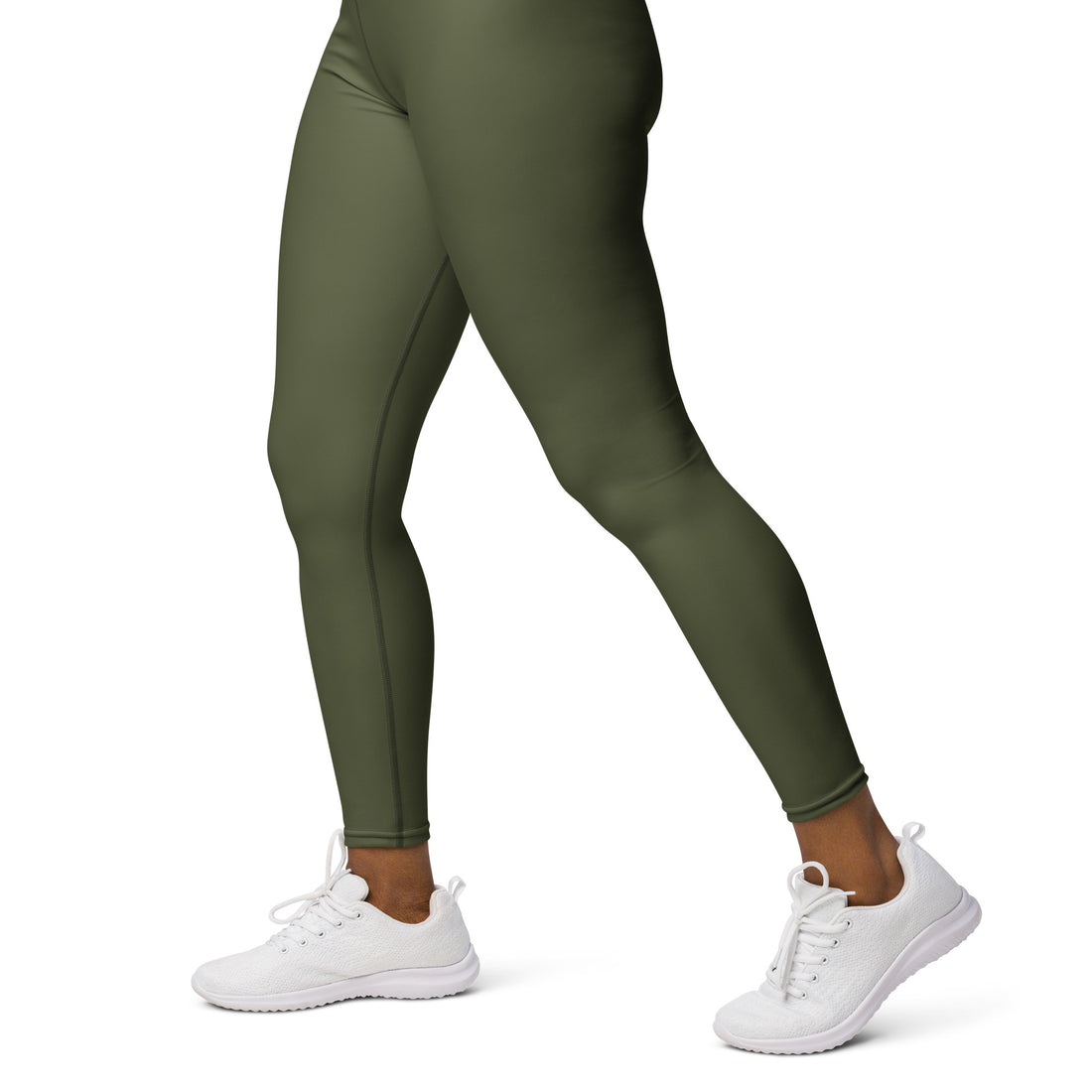 All Day Flow Leggings Olive Green high waist