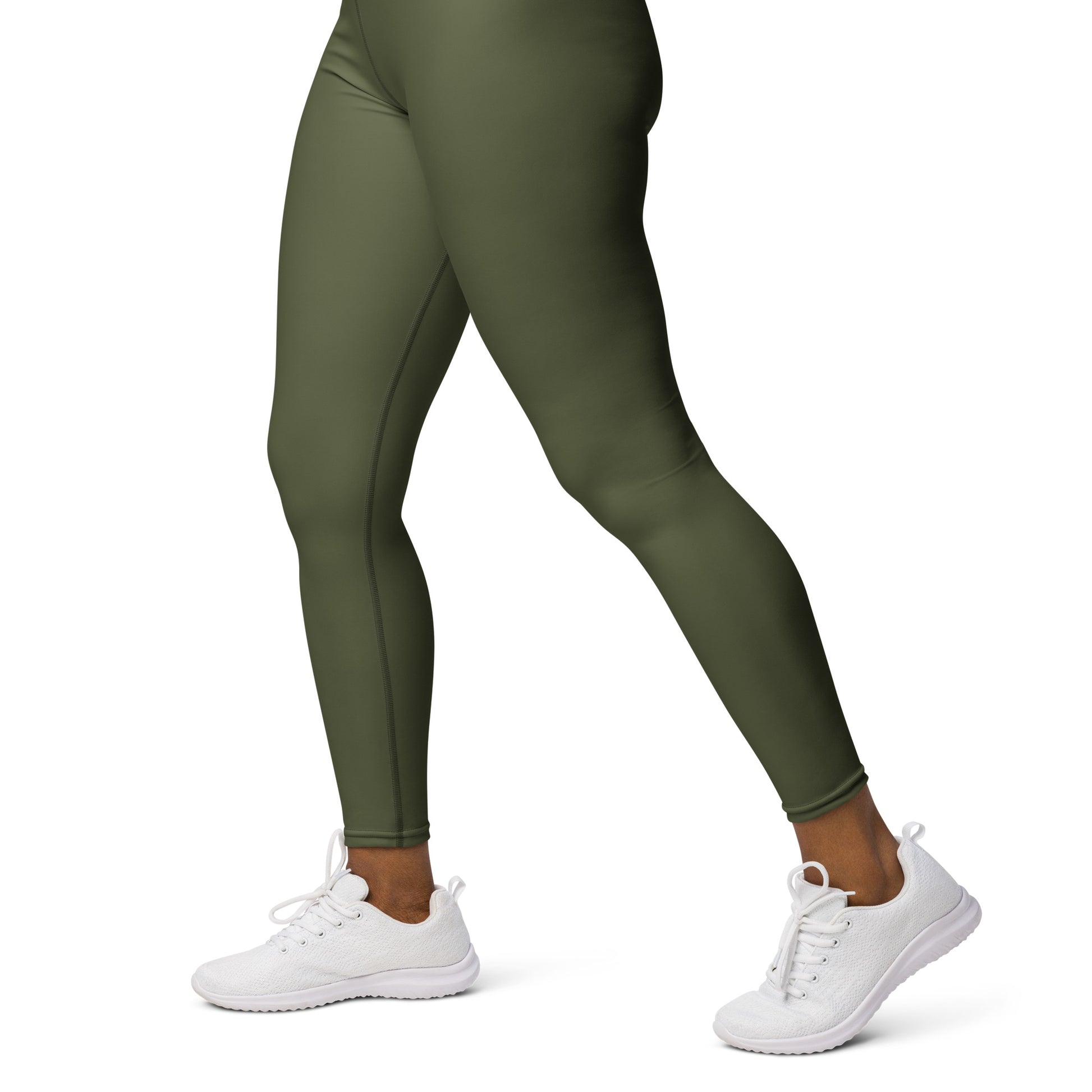 All Day Flow Leggings Olive Green high waist