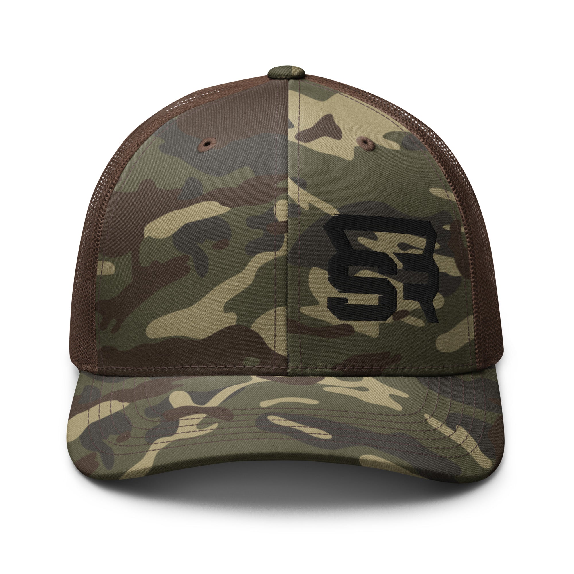Steel Regimen Camo Trucker Cap Snapback Hat
