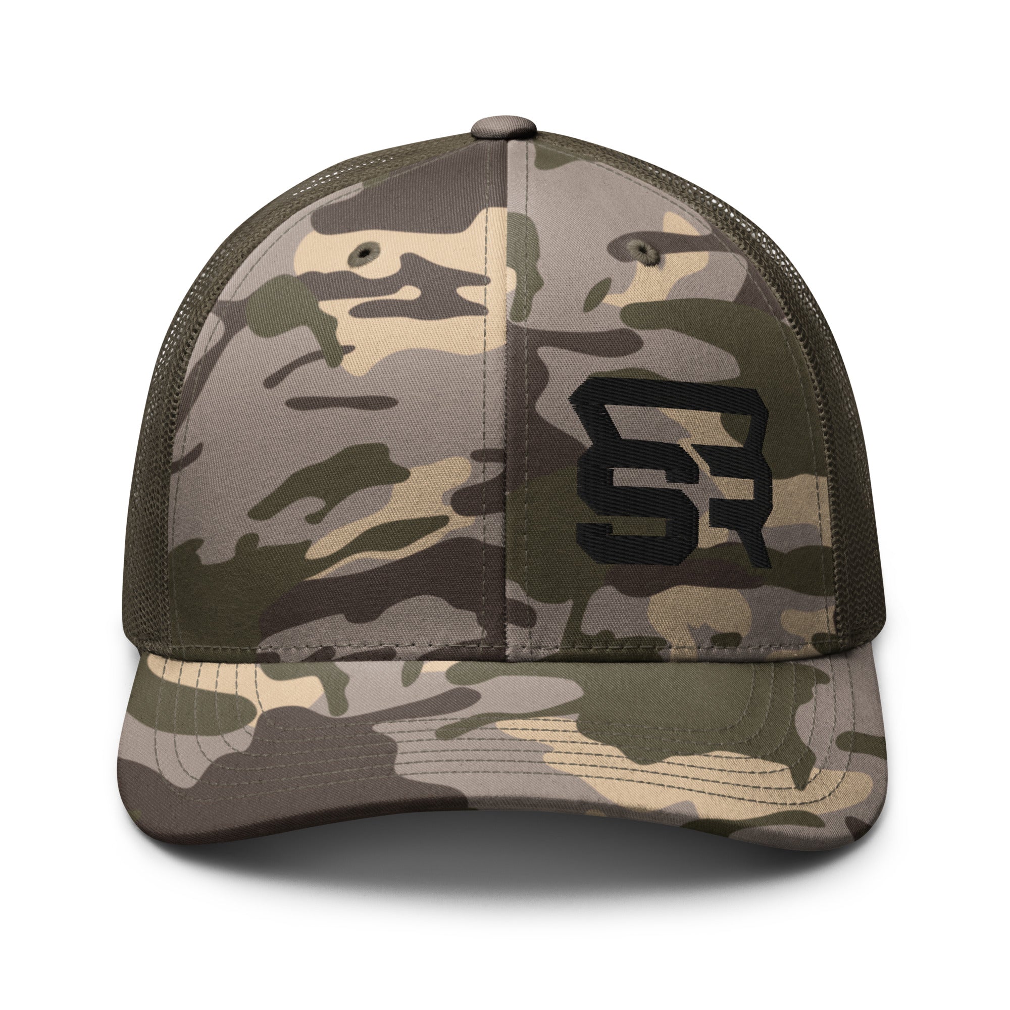 Steel Regimen Camo Trucker Cap Snapback Hat