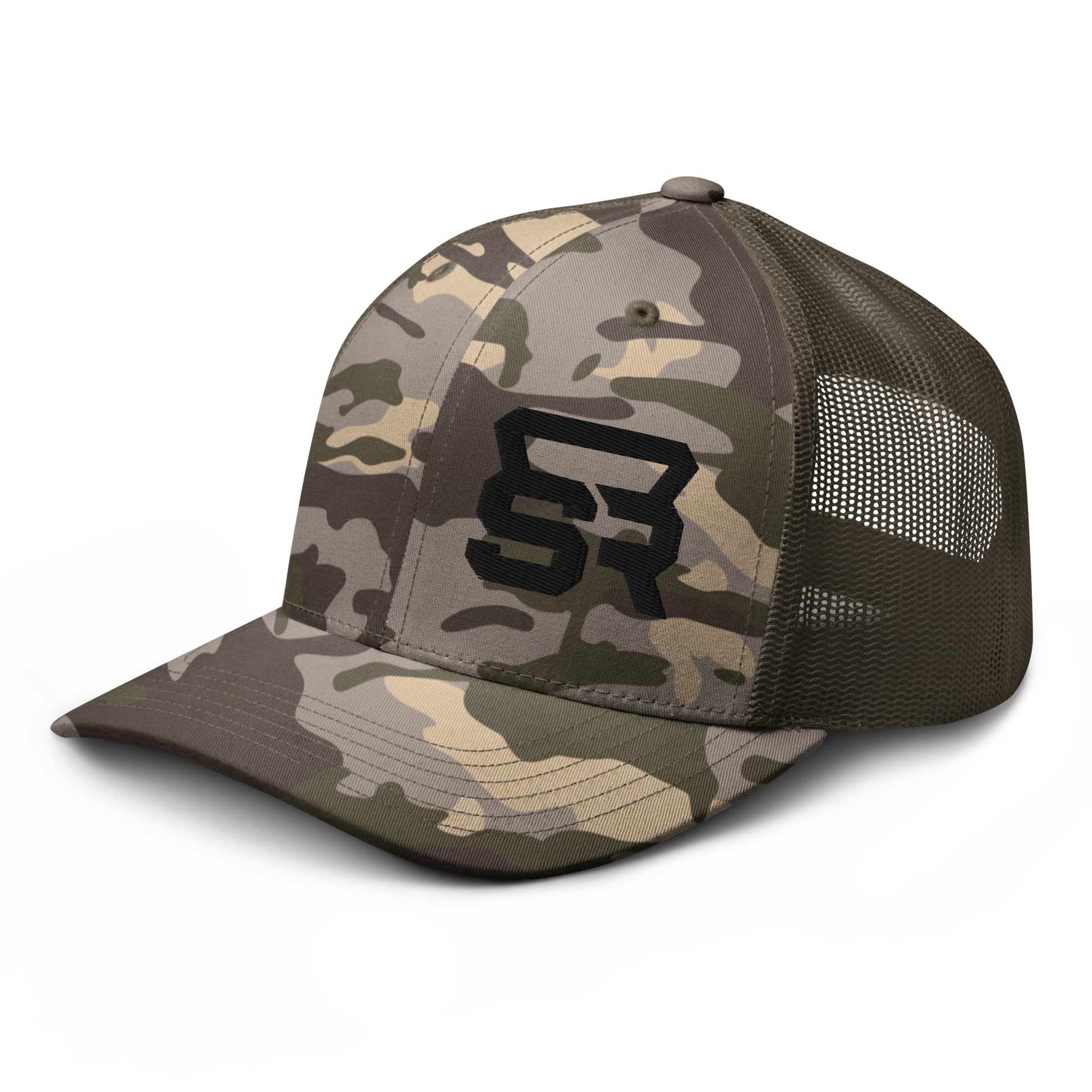 Steel Regimen Camo Trucker Cap Snapback Hat