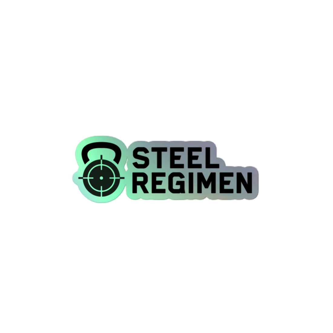 Holographic Steel Regimen Decal vinyl sticker