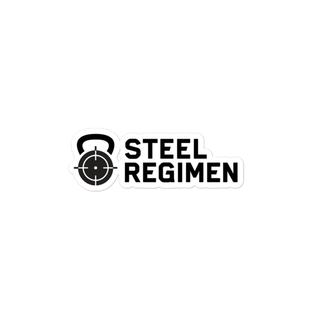 Steel Regimen Decal Durable Vinyl Fitness Sticker