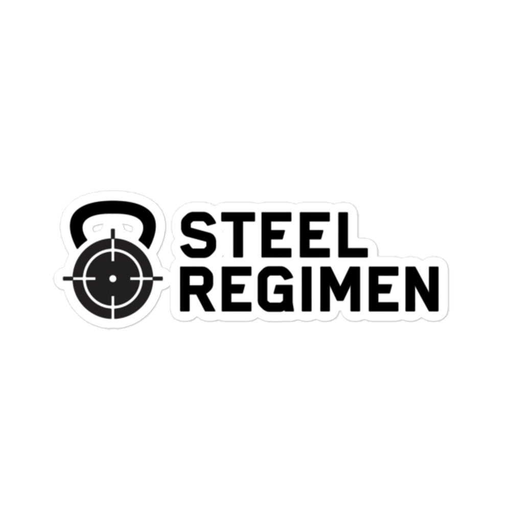 Steel Regimen Decal Durable Vinyl Fitness Sticker