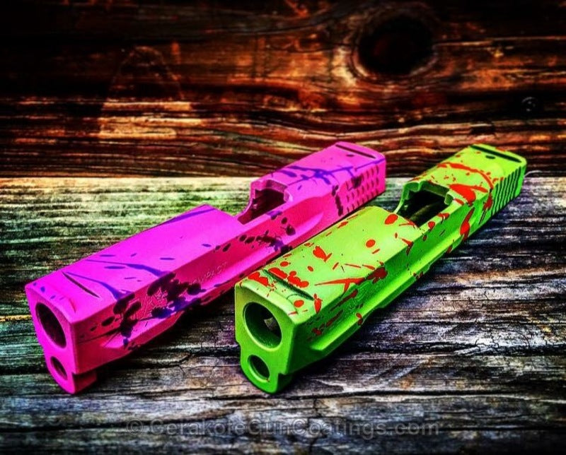 Splatter Slide or Frame Finish