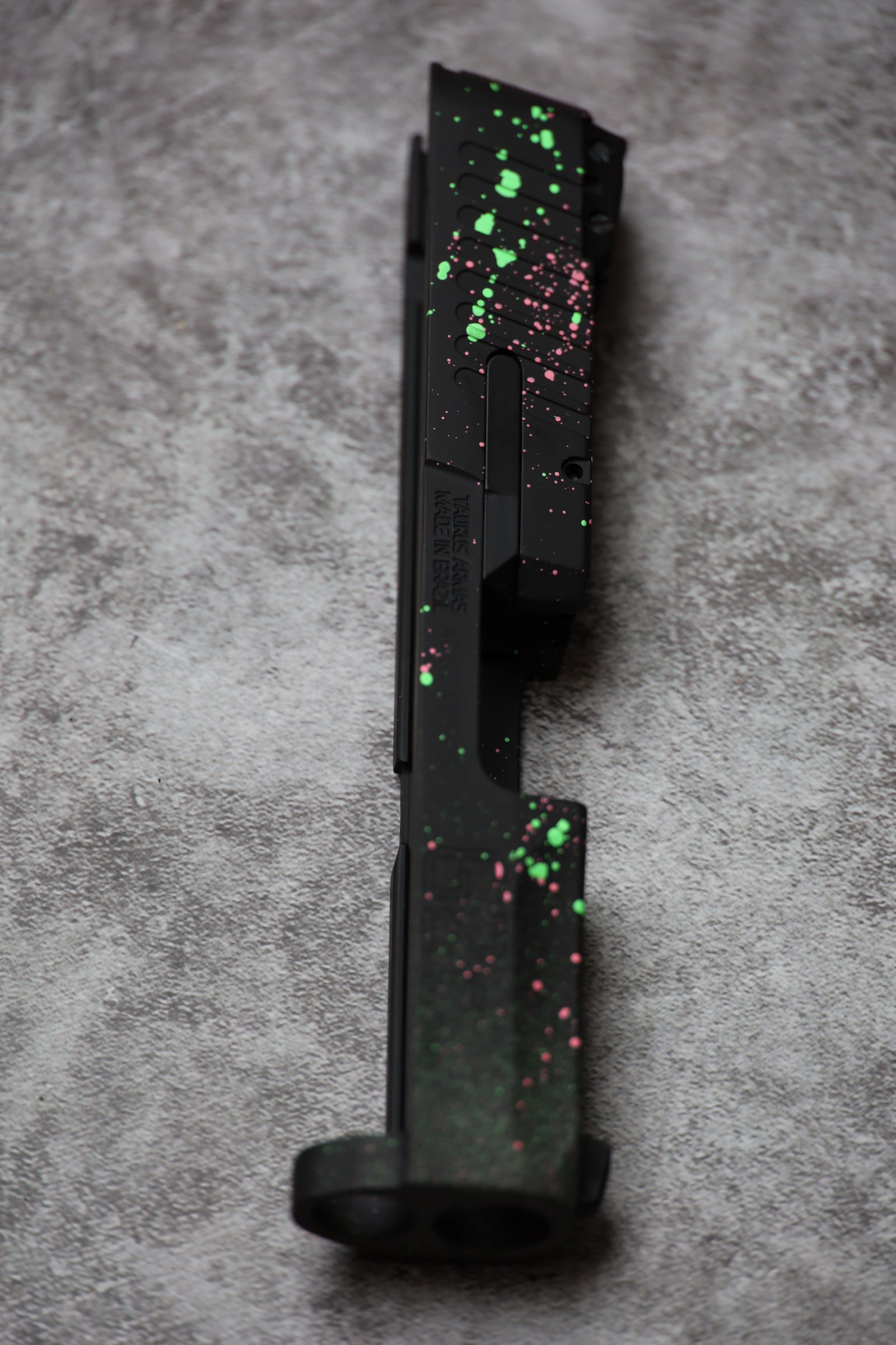 Splatter Slide or Frame Finish