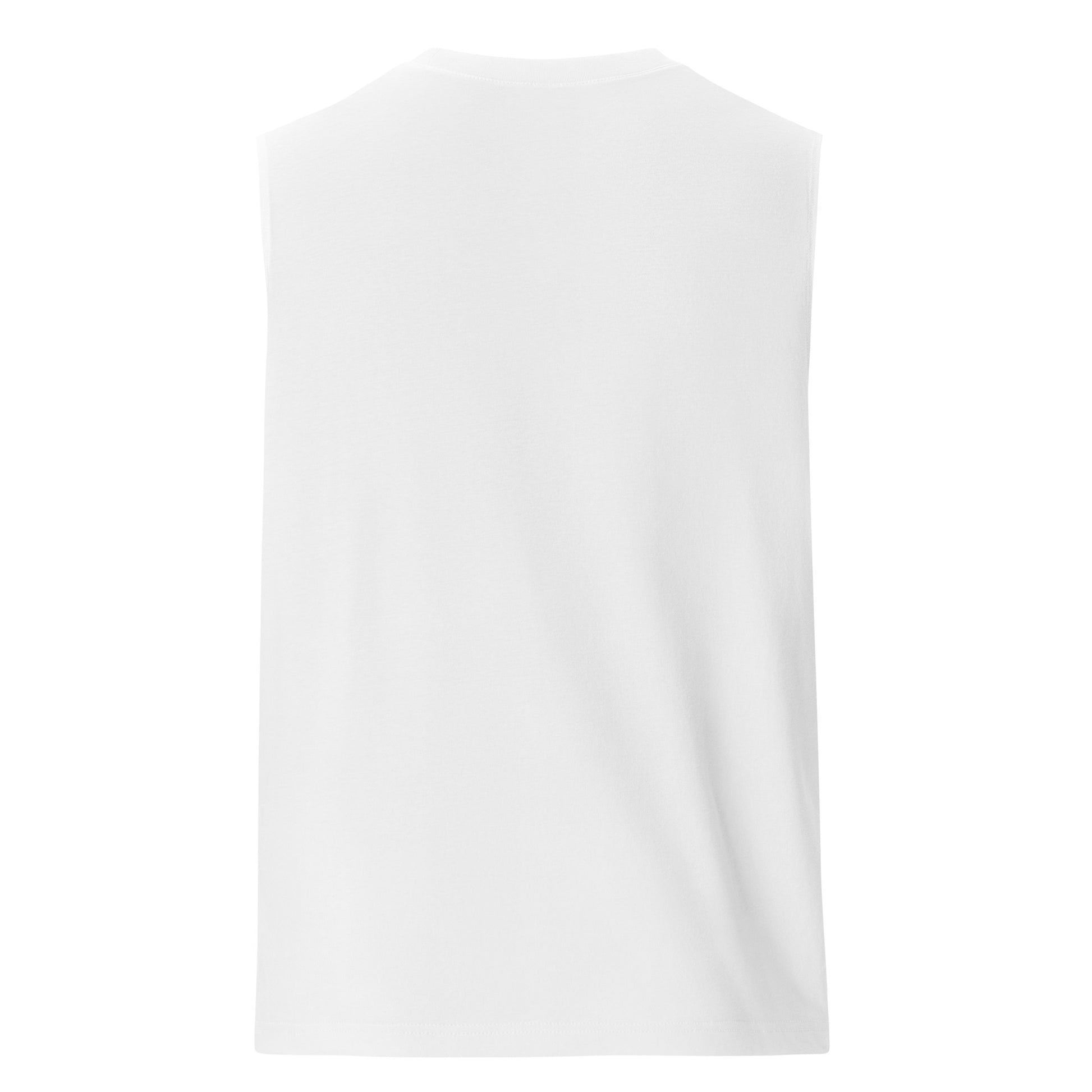 White Training Muscle Tank gym workout top