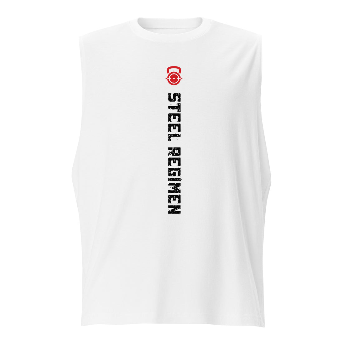 White Training Muscle Tank gym workout top
