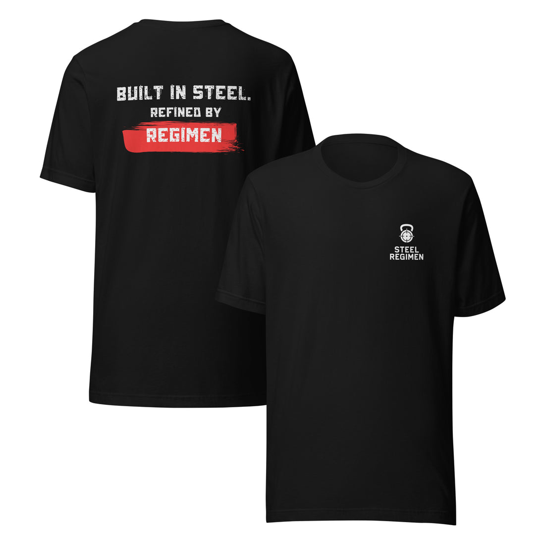 Built in Steel Tee tactical athletic gym shirt