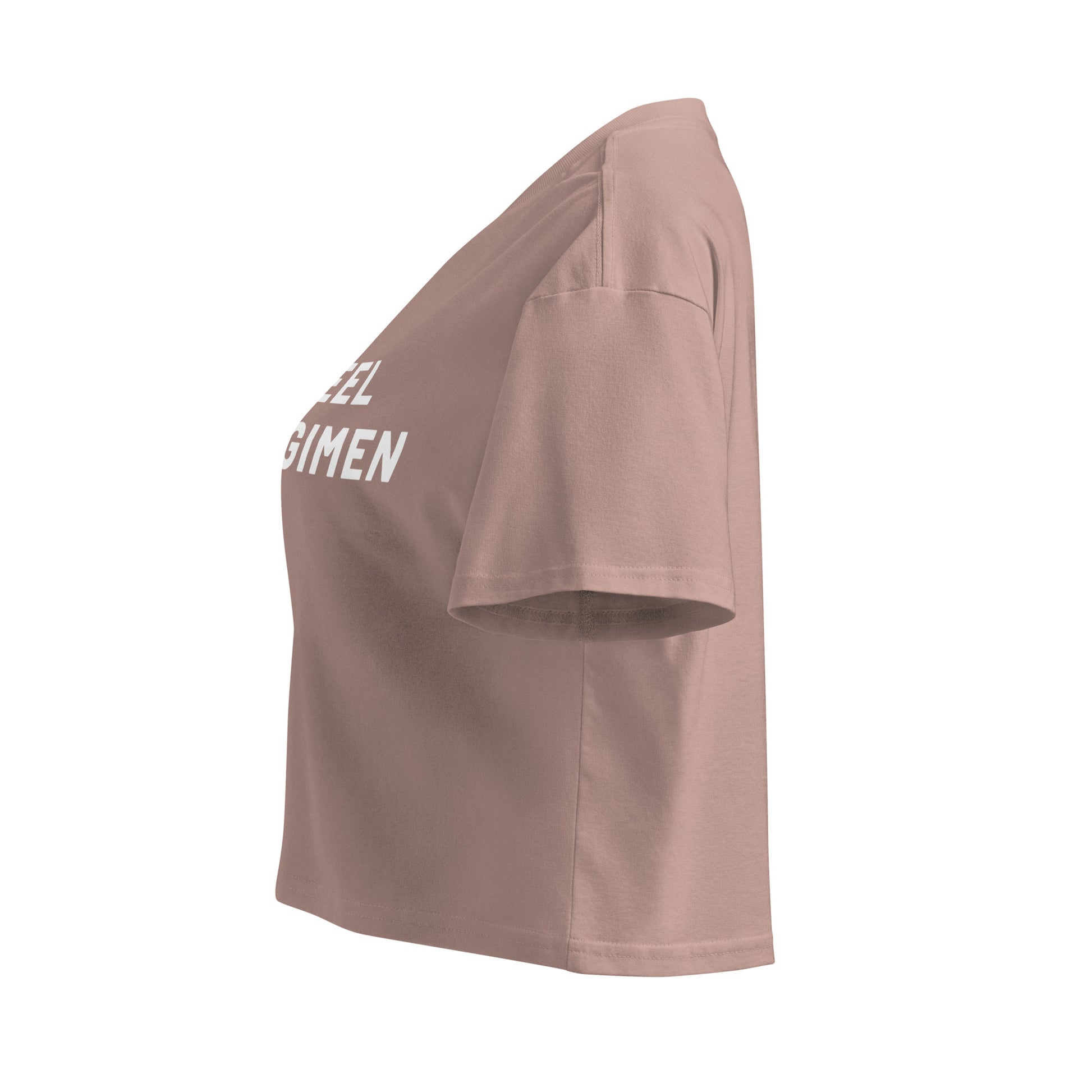 Brand Crop Tee women’s athletic gym crop shirt