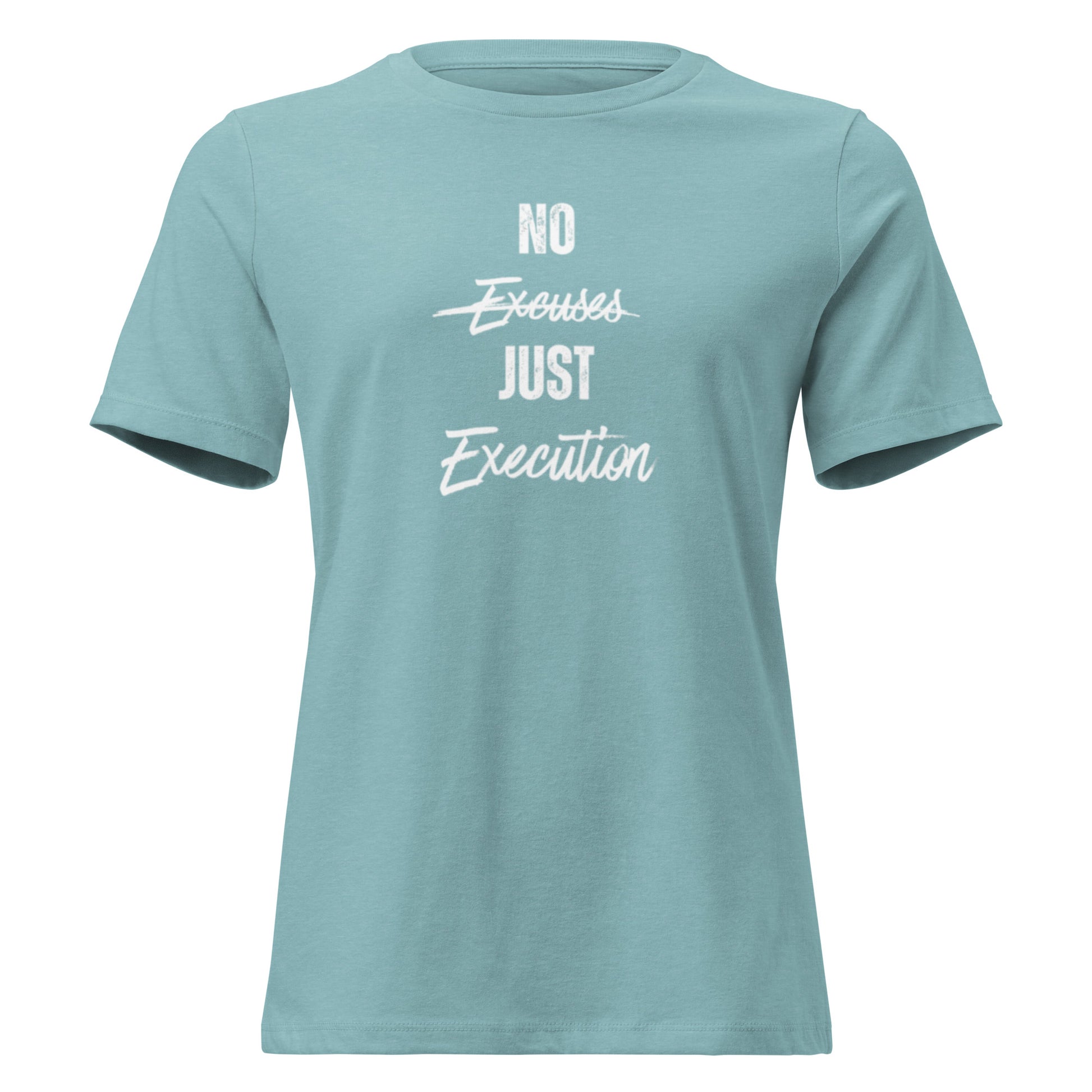 No Excuses Tee women’s relaxed workout t-shirt