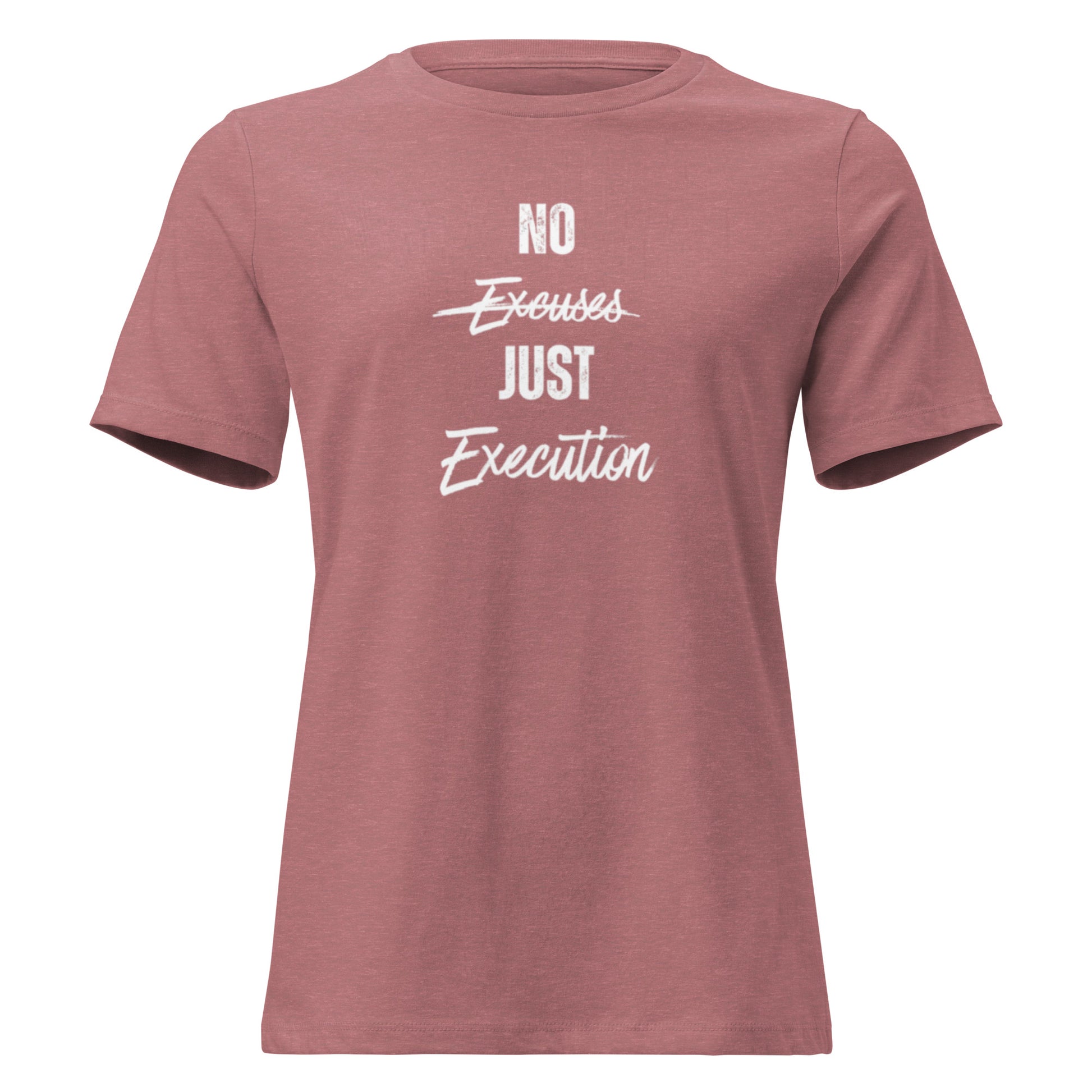 No Excuses Tee women’s relaxed workout t-shirt