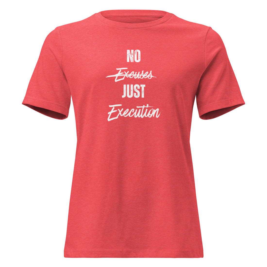 No Excuses Tee women’s relaxed workout t-shirt