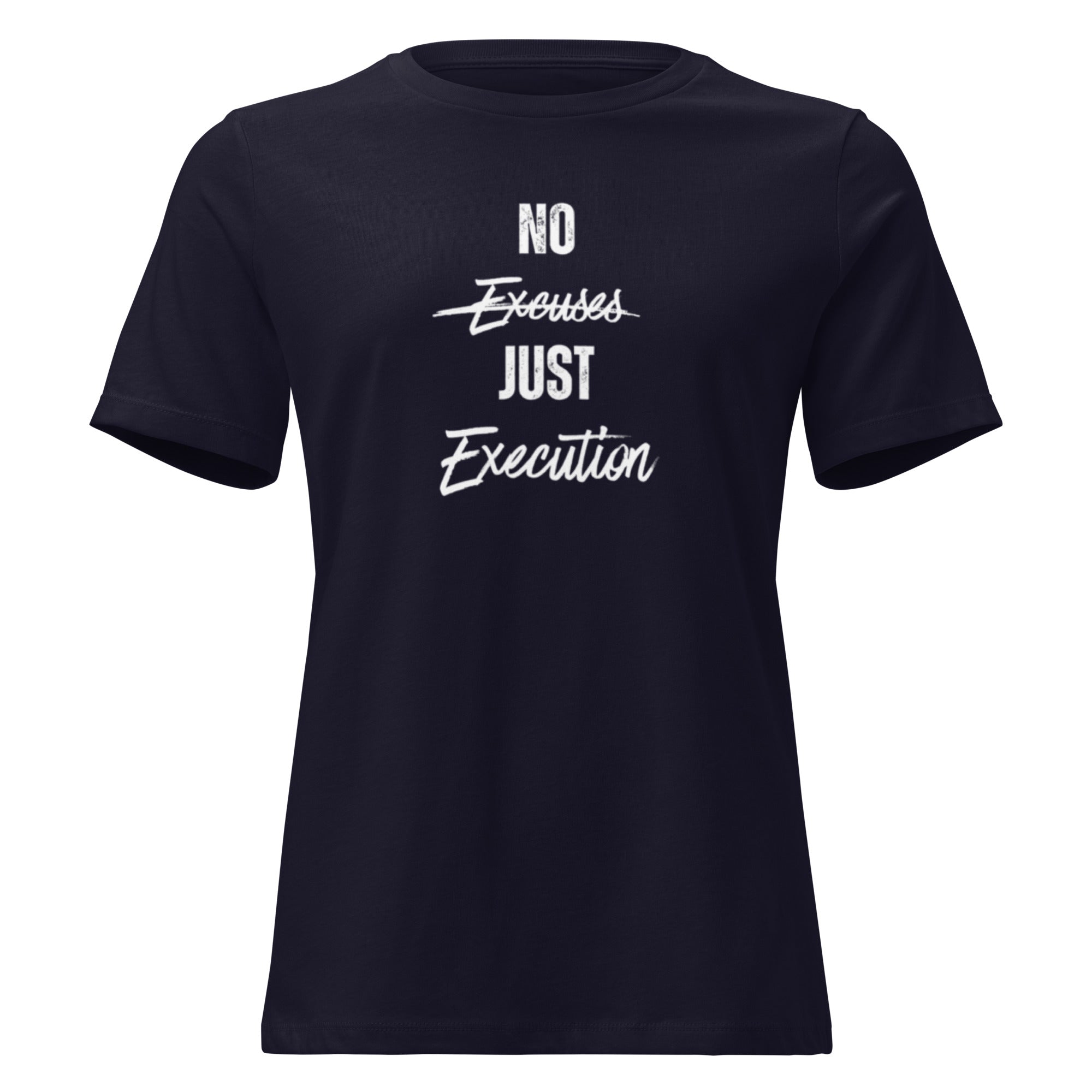 No Excuses Tee women’s relaxed workout t-shirt